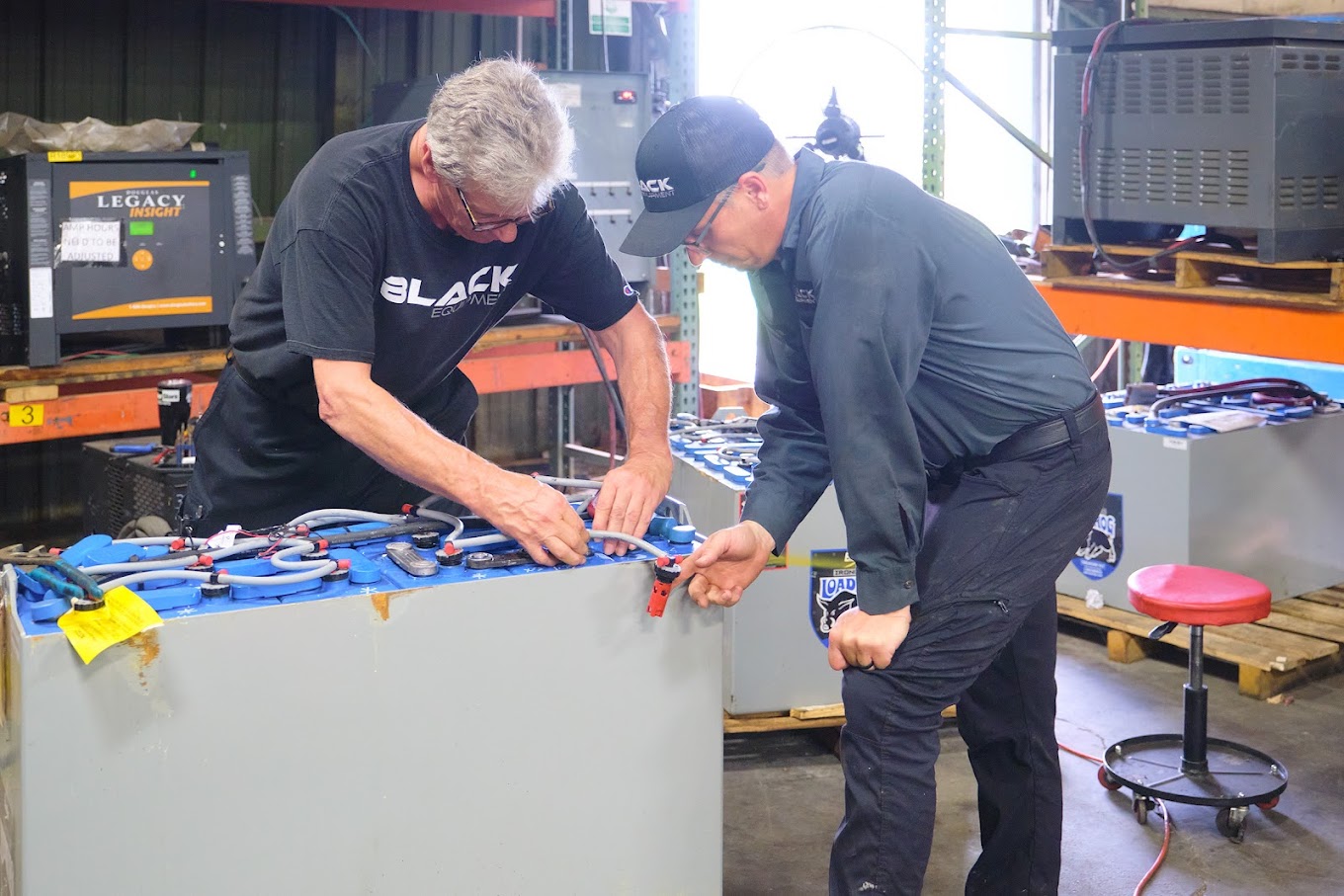 Equipment Installation Black Equipment