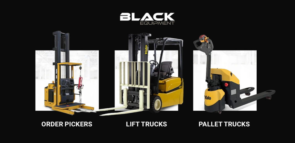 Order Pickers, Lift Trucks, and Pallet Trucks